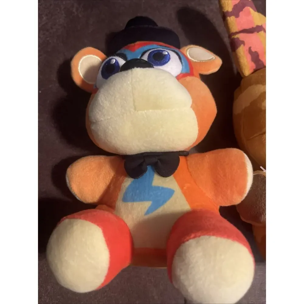 Five Lights At Freddys Lot Plush Stuffed Animals Lot Of 3 FNAF Glamrock